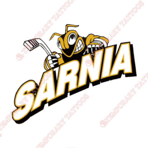 Sarnia Sting Customize Temporary Tattoos Stickers NO.7388